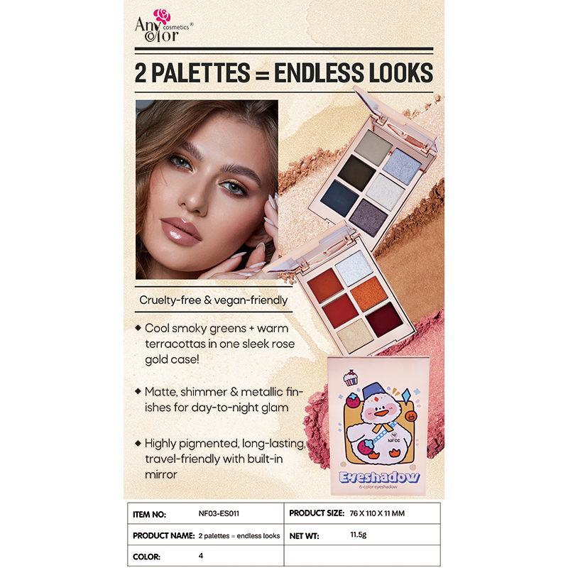 2 PALETTES = ENDLESS LOOKS